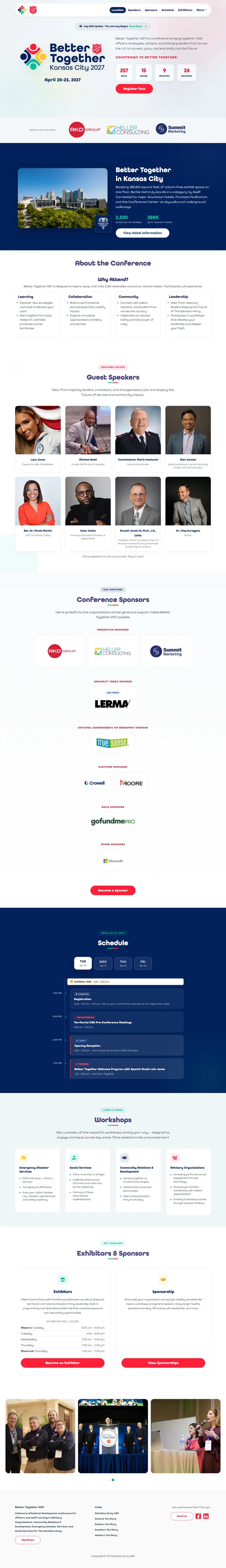 Better Together 2027 website preview